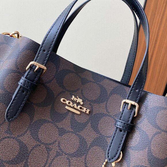 Coach Mollie Tote Brown - Picture 4 of 9